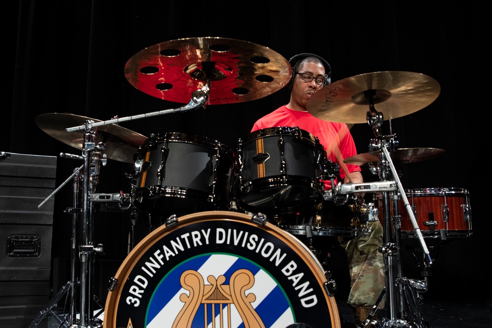 Dogface Brass Band performs at Atlantic High School in Florida