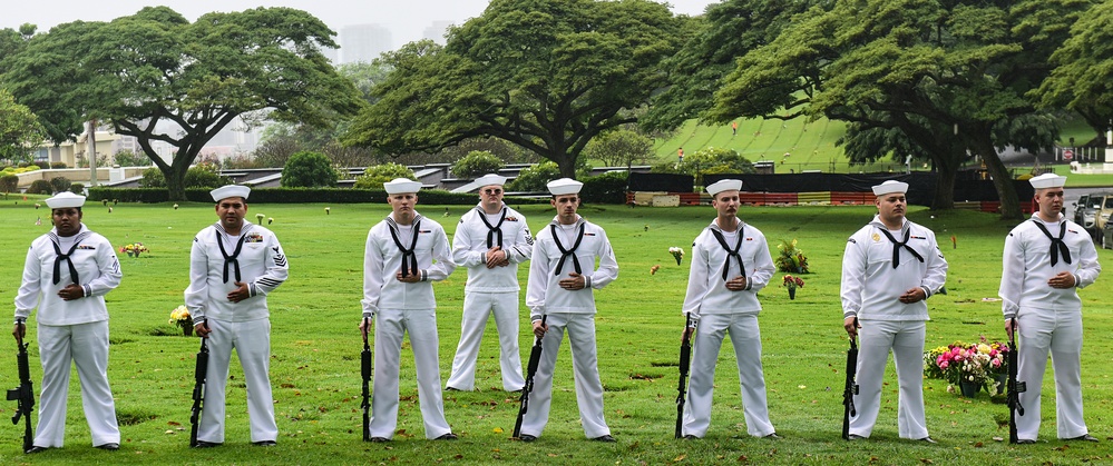 U.S. Navy Seaman 1st Class Maurice Spangler Interment Ceremony