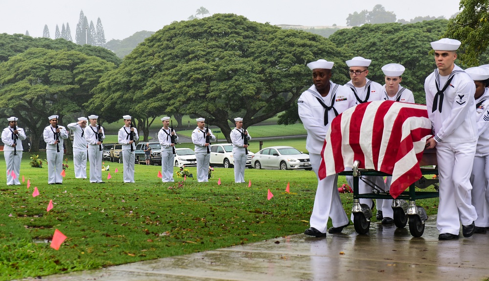 U.S. Navy Seaman 1st Class Maurice Spangler Interment Ceremony