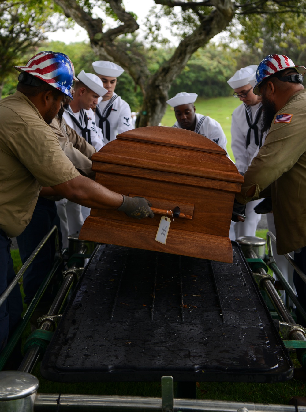 U.S. Navy Seaman 1st Class Maurice Spangler Interment Ceremony