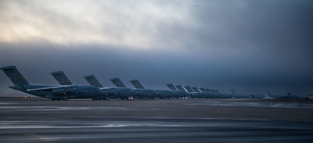 JB Charleston launches 24 C-17s, demonstrates warfighting capabilities during mission generation exercise