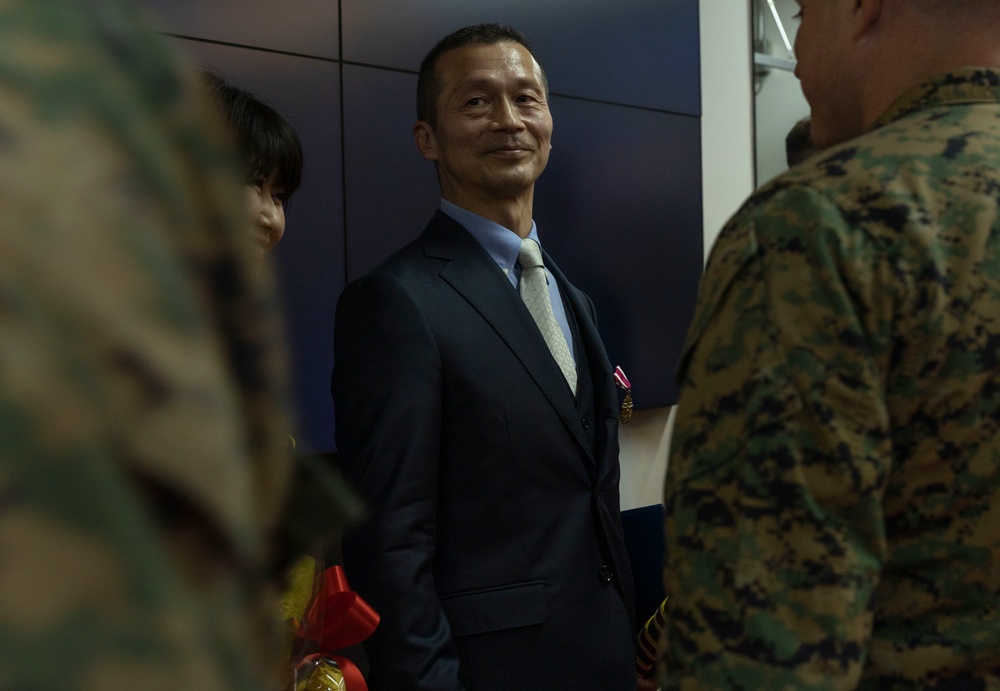 Japan Ground Self-Defense Force Colonel Receives Meritorious Service Medal