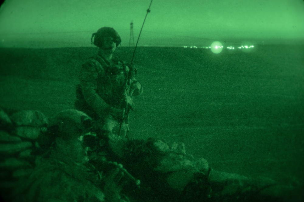 Alpha Company, 1st Battalion, 125th Infantry Regiment, 37th Infantry Brigade Combat Team, conduct operations