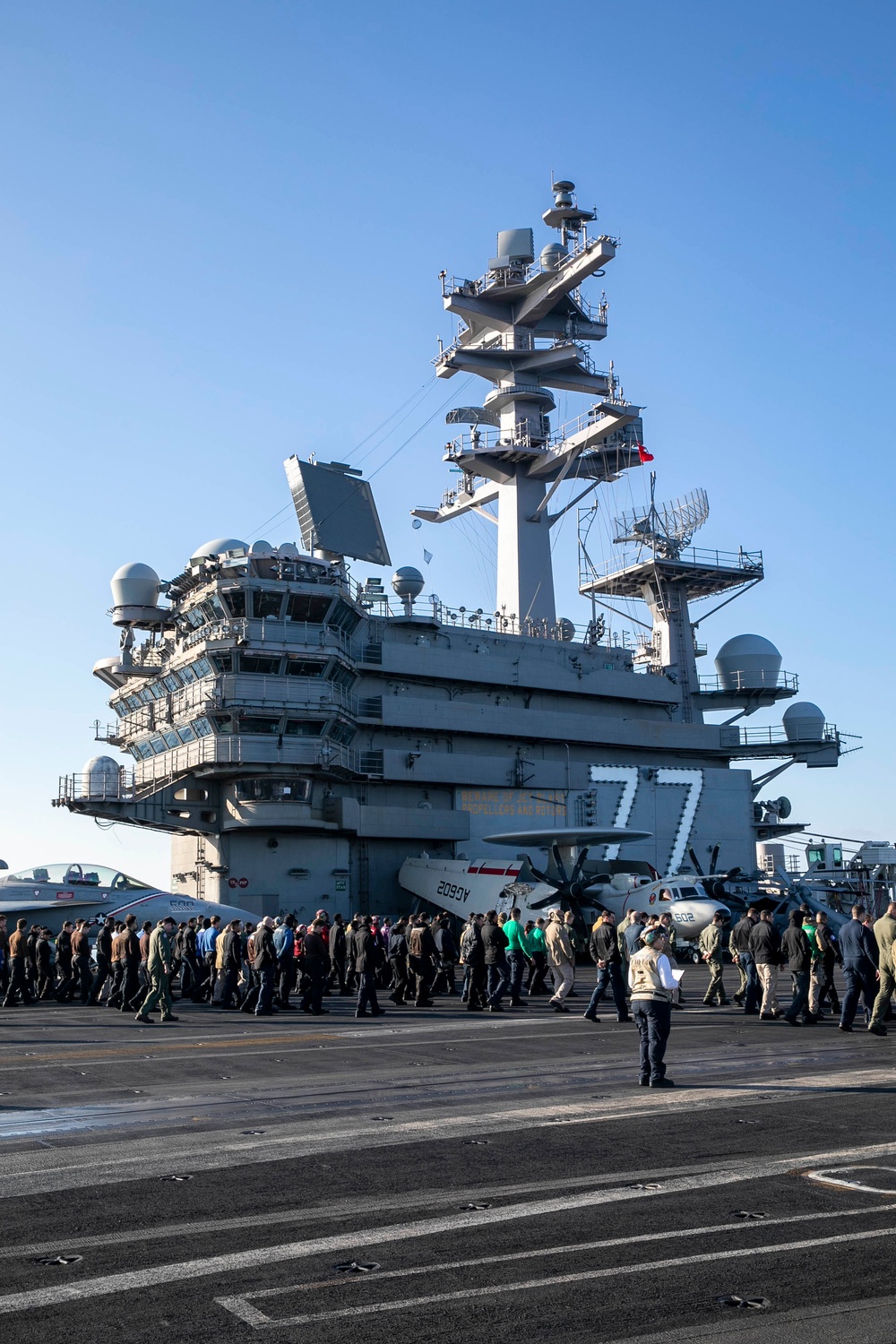 Daily Operations Aboard USS George H.W. Bush (CVN 77)