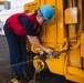 Sailor Unchains A Forklift