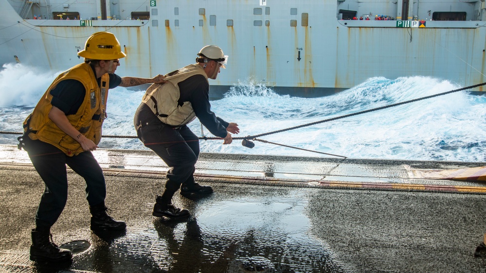 Sailors Retrieve Messenger Line