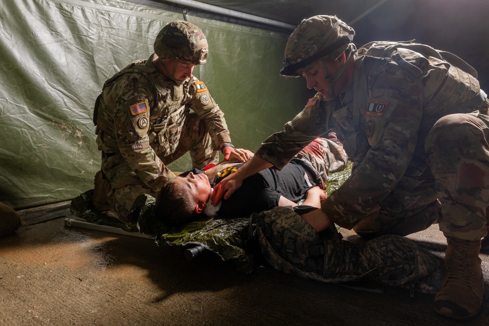 Task Force Orion continues to build combat life saver skills