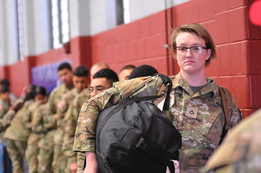 Students return from block leave