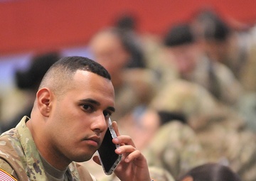 Students return from holiday leave