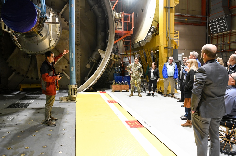 Air Force technical leaders get up-close look at AEDC operations