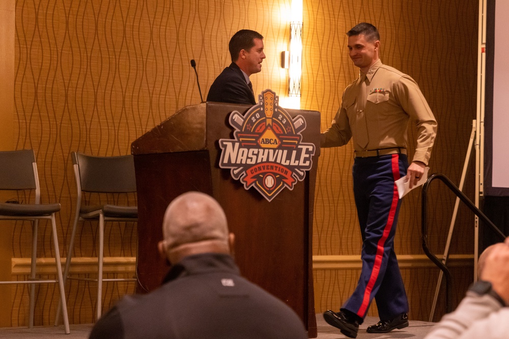 Marines Attend 2023 American Baseball Coaching Association Convention