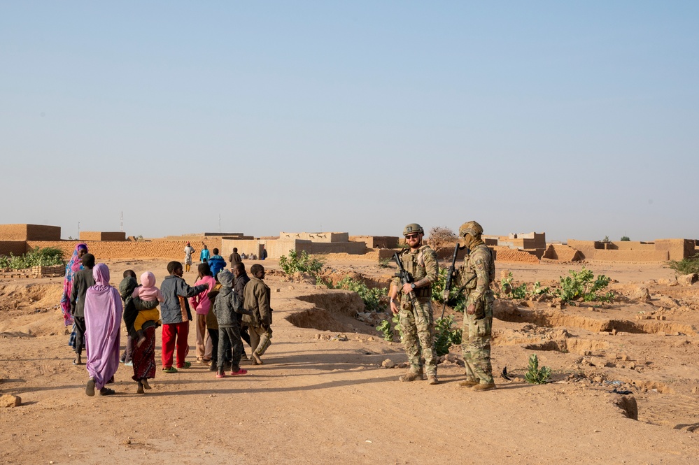 409 ESFS QRF  partner with FAN to conducts security patrol