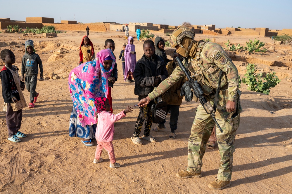 409 ESFS QRF  partner with FAN to conducts security patrol