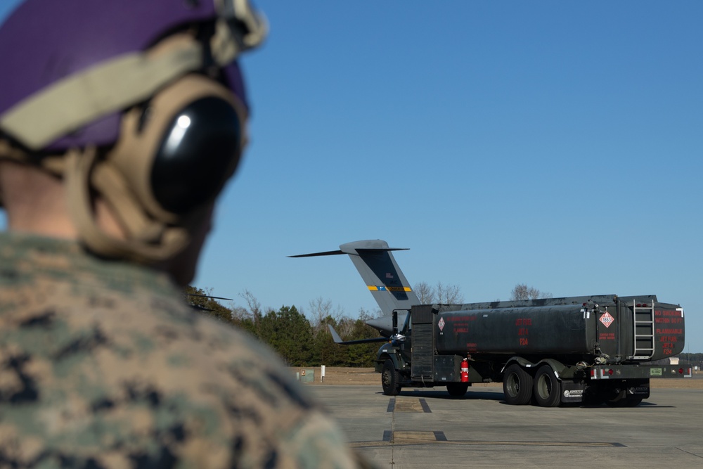 Hot Defuel and Refuel at MCAS Beaufort