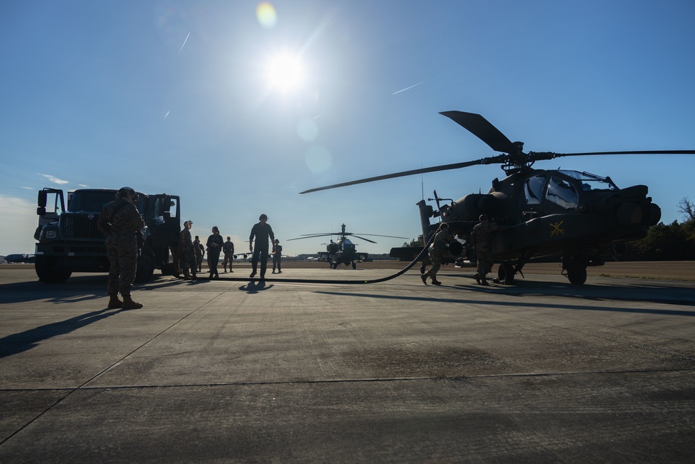 Hot Defuel and Refuel at MCAS Beaufort