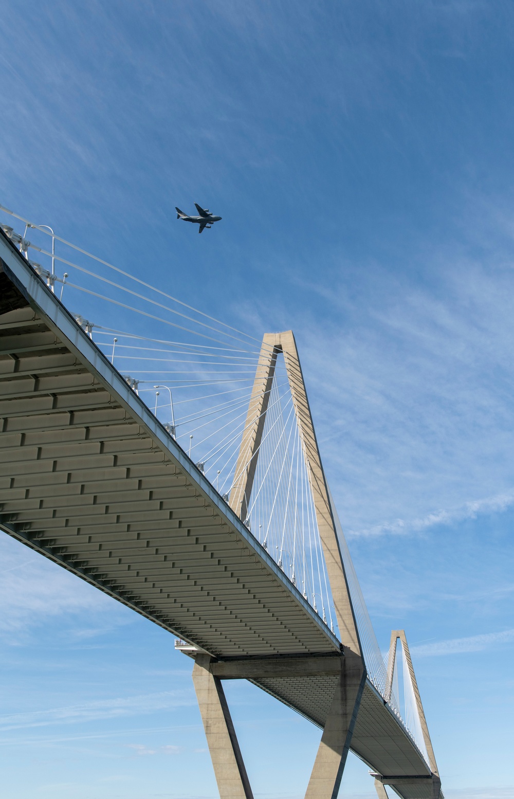 The C-17 Globemaster III soars across the Lowcountry