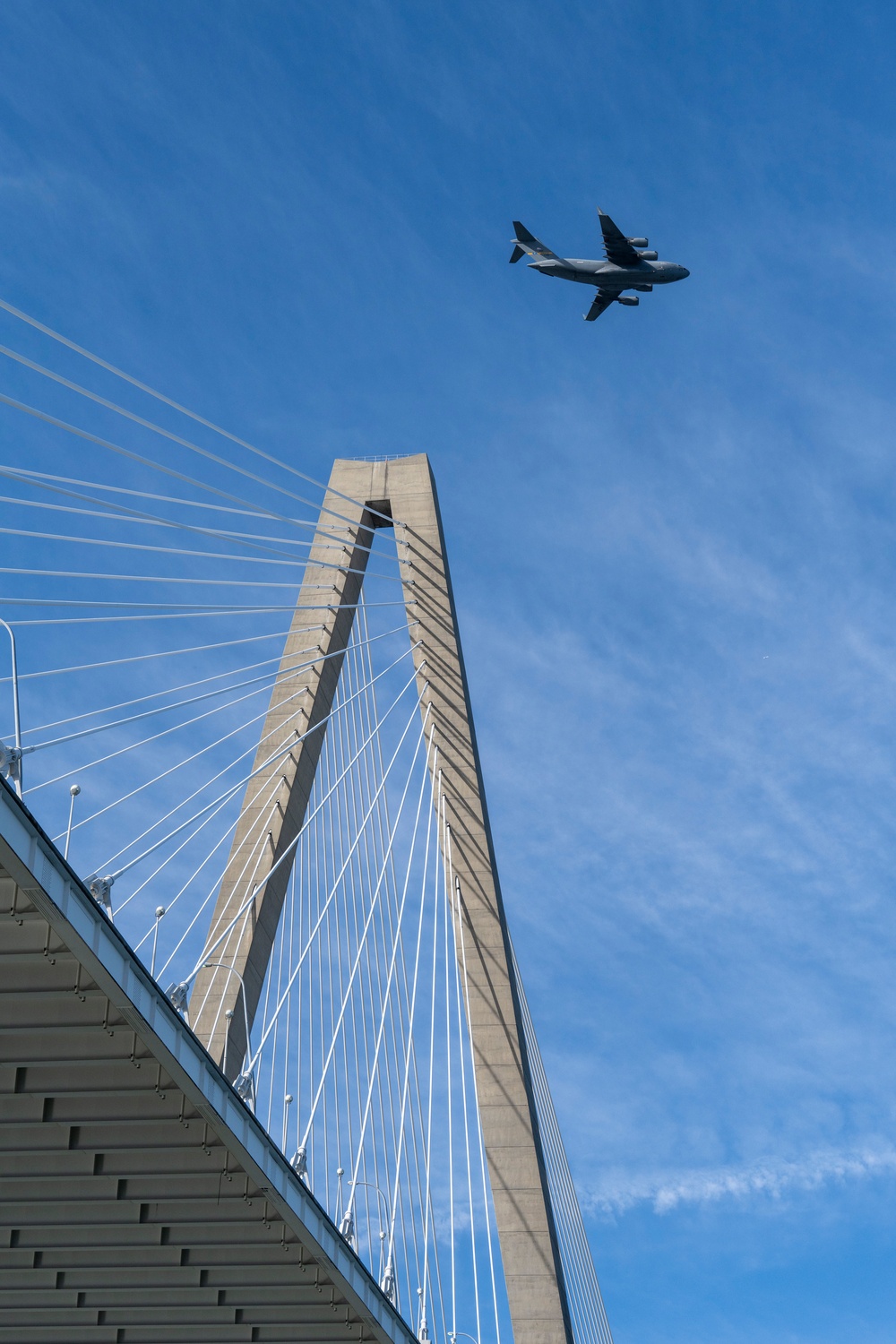 The C-17 Globemaster III soars across the Lowcountry