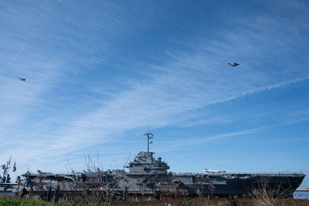 The C-17 Globemaster III soars across the Lowcountry