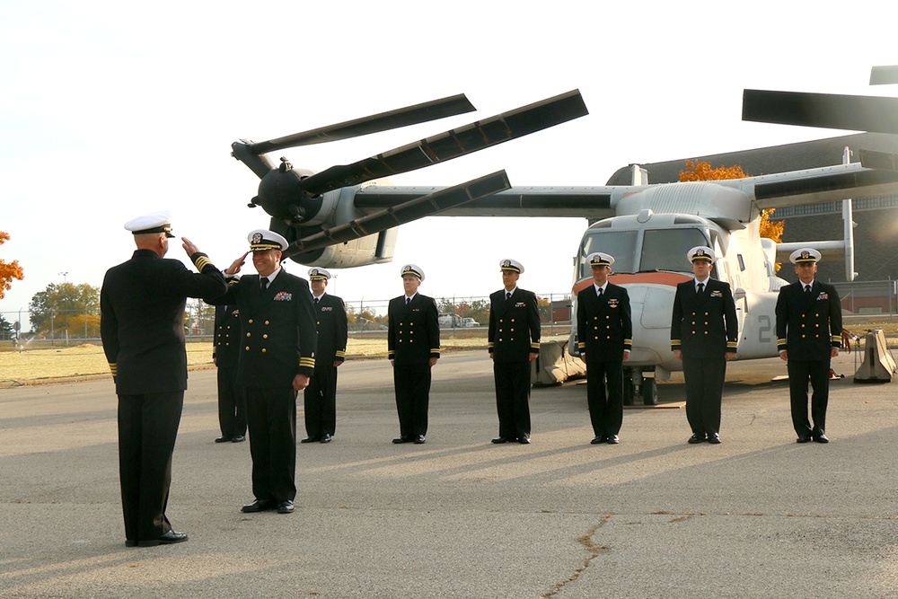 NAMRU-D conducts winter uniform inspection