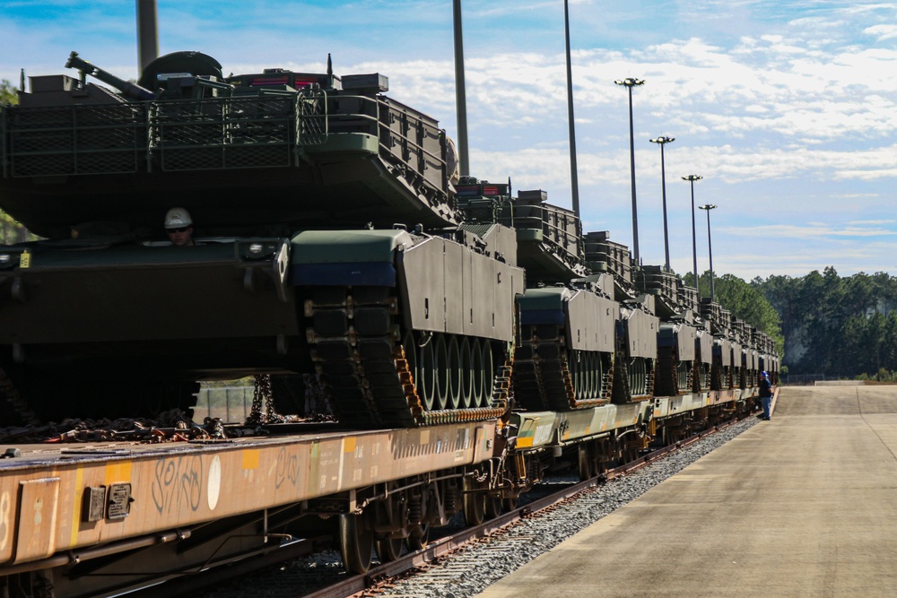 Raider Brigade receives M1A2 SEPv3 Abrams tanks