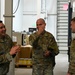 Maj. Gen Lutton and Chief Master Sgt. Gamez visit Minot Air Force Base