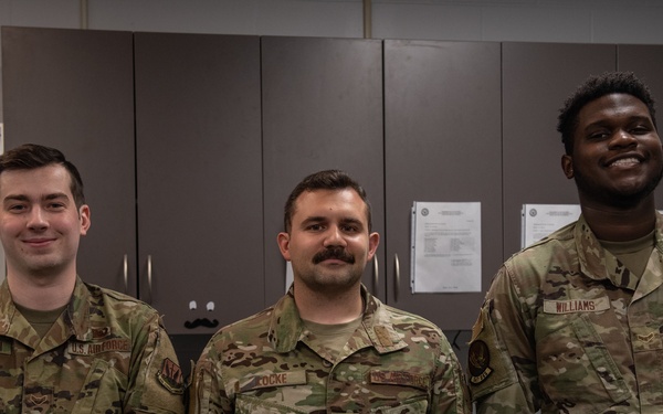 AFE Airmen inspect HGU-55/P helmets