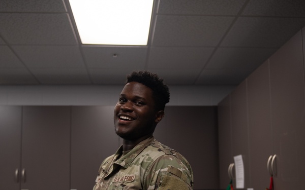 AFE Airmen inspect HGU-55/P helmets