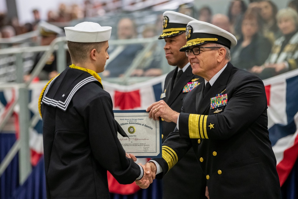Recruit Training Command Pass-in-review graduation