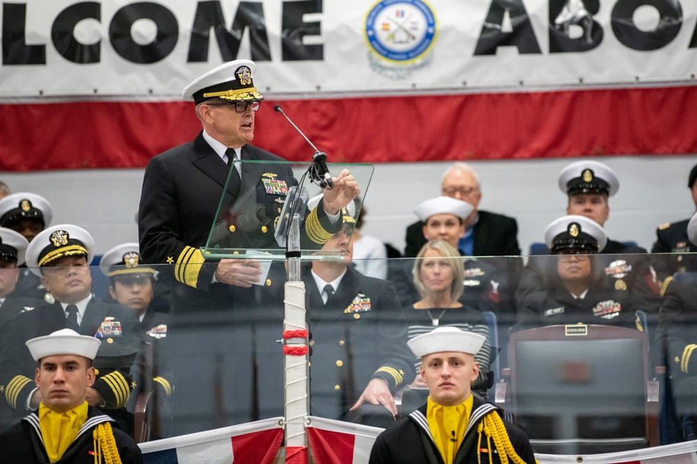 Recruit Training Command Pass-in-review graduation