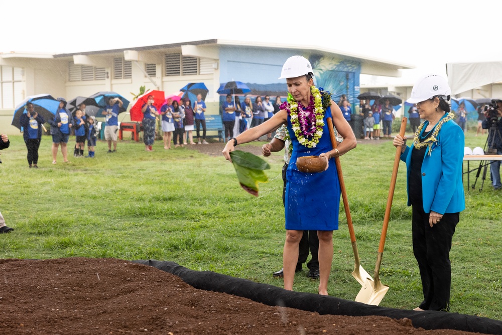 Mokapu Elementary Groundbreaking Ceremony, MCBH