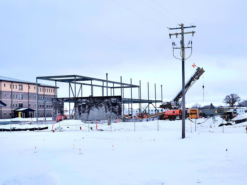 January 2023 construction operations of $11.96 million transient training brigade headquarters at Fort McCoy