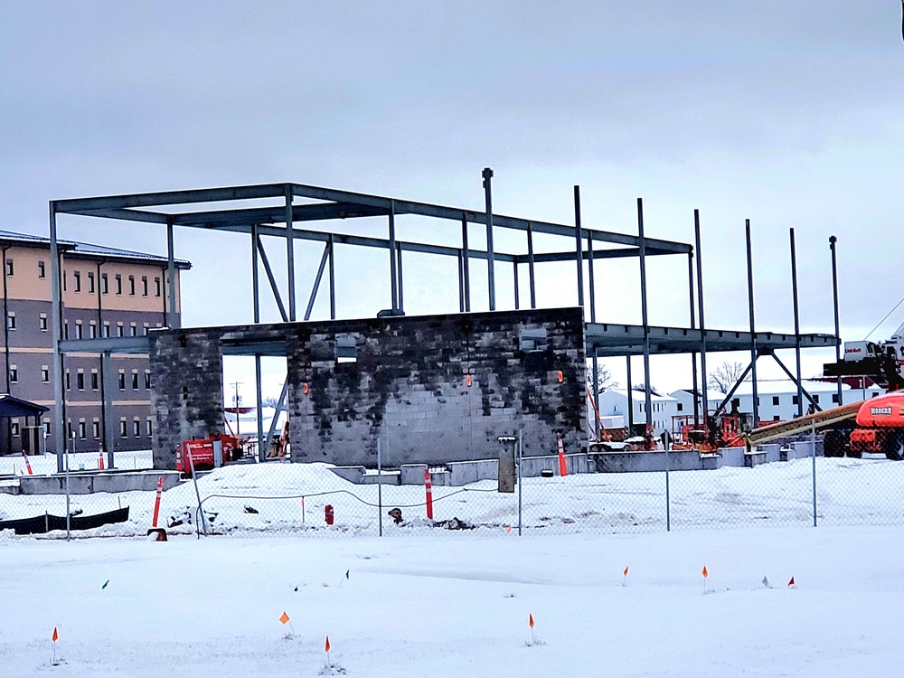 January 2023 construction operations of $11.96 million transient training brigade headquarters at Fort McCoy