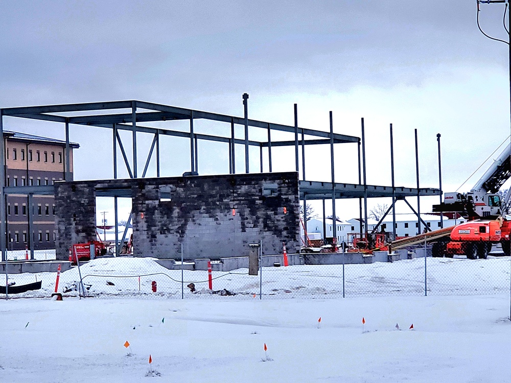 January 2023 construction operations of $11.96 million transient training brigade headquarters at Fort McCoy