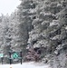 January 2023 snow scenes at Fort McCoy