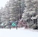 January 2023 snow scenes at Fort McCoy
