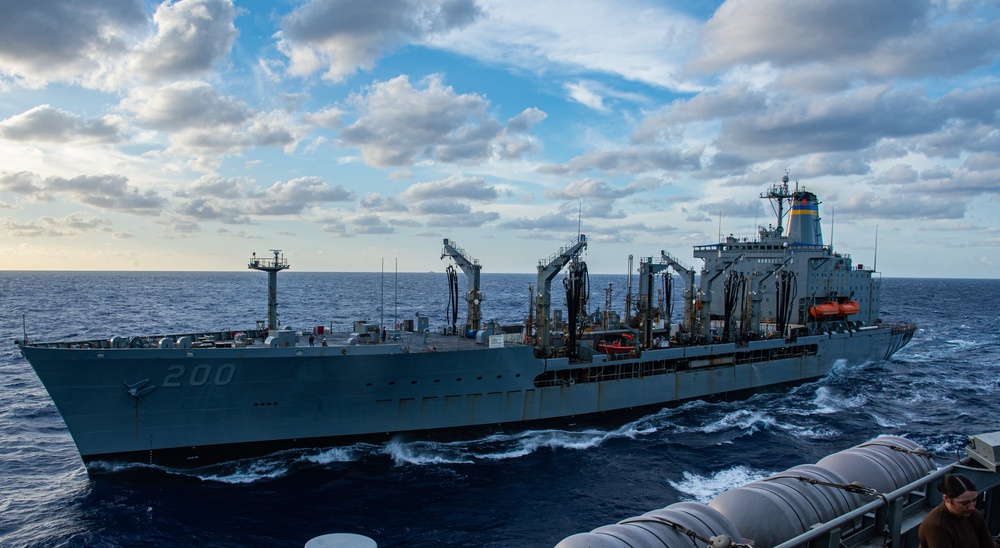 Nimitz Conducts Replenishment-At-Sea