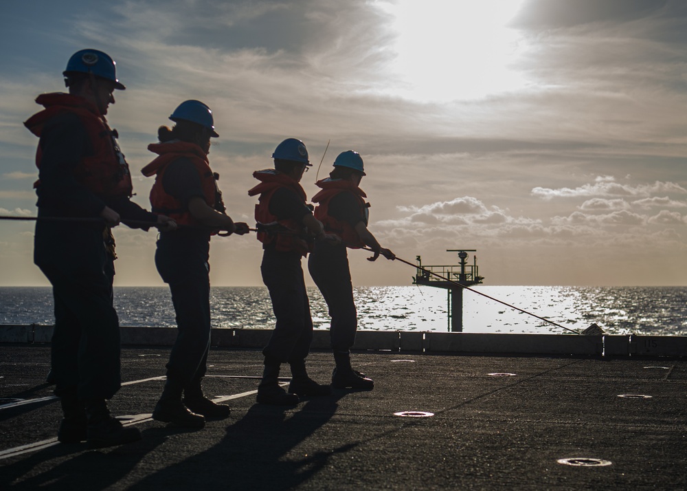 Nimitz Conducts Replenishment-At-Sea