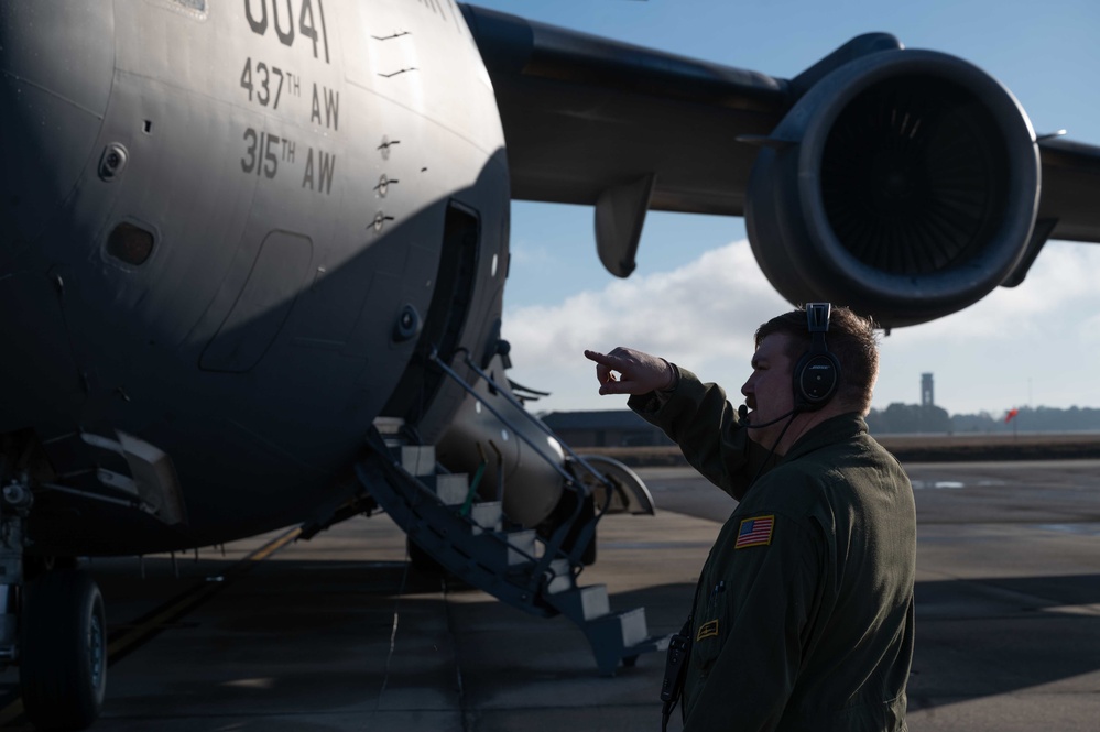 JB Charleston launches 24 C-17s, demonstrates warfighting capabilities during mission generation exercise