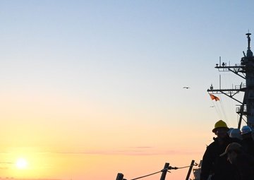 Standing NATO Maritime Group Two Sets Sail With New Flagship