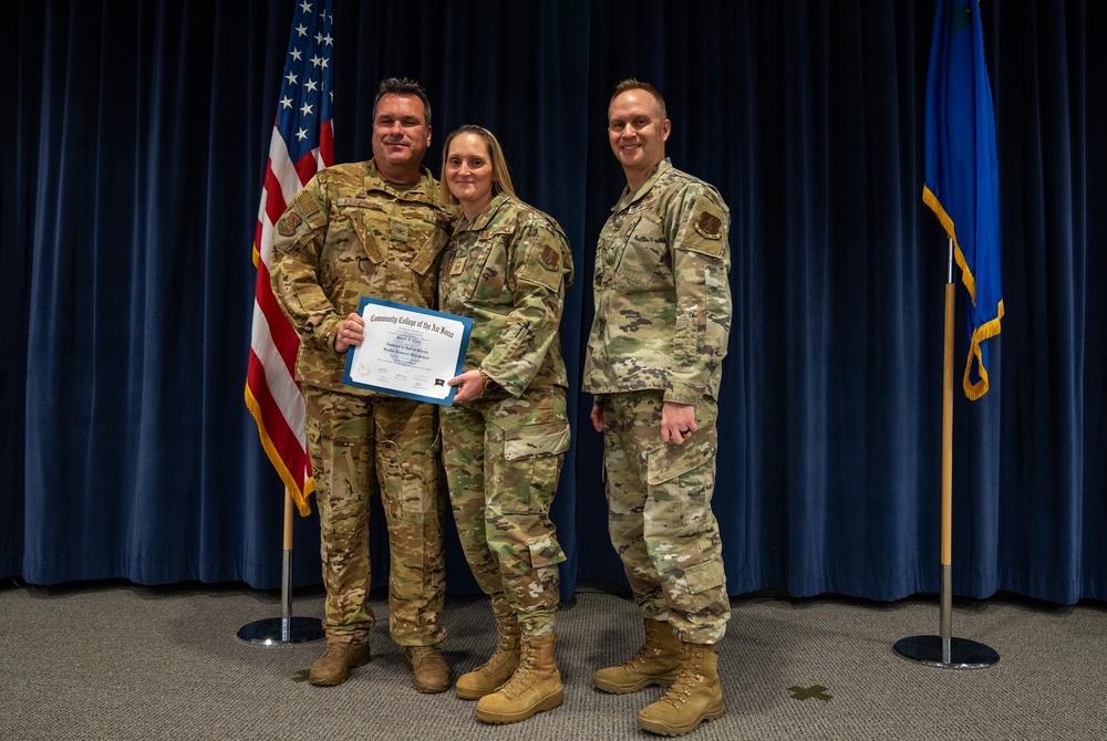 Airmen From the 152nd AW Receive CCAF Diplomas