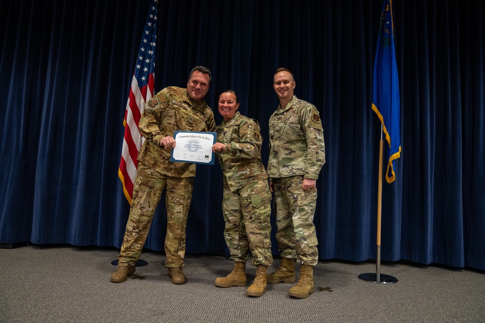 Airmen From the 152nd AW Receive CCAF Diplomas