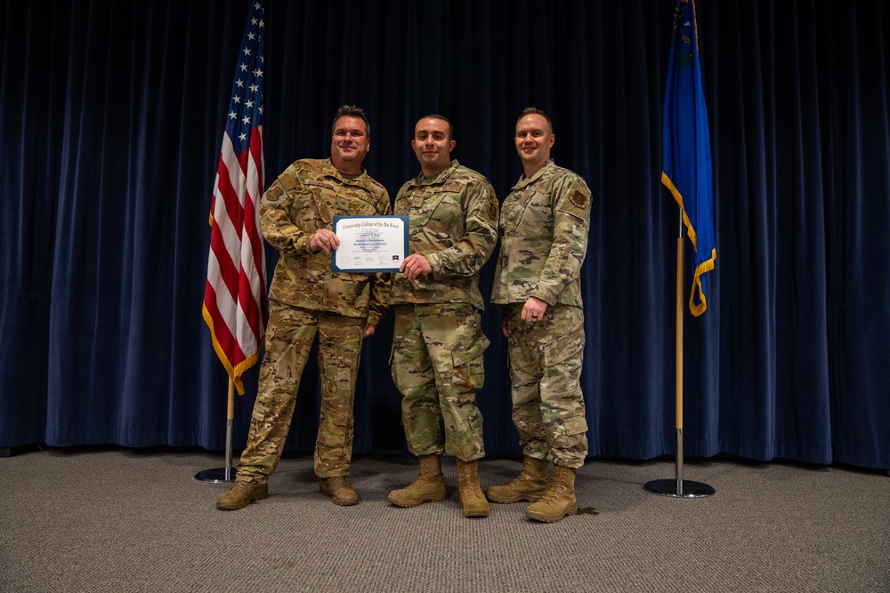 Airmen From the 152nd AW Receive CCAF Diplomas