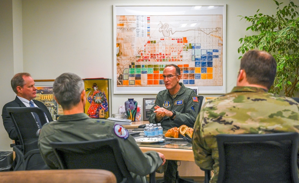 Lt. Gen. John Healy visits JBER