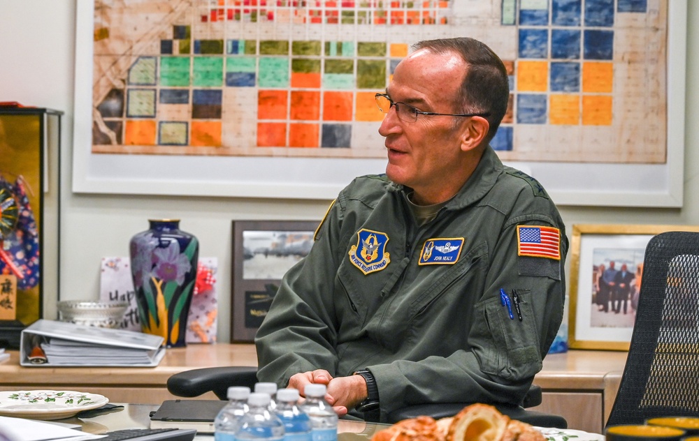 Lt. Gen. John Healy visits JBER
