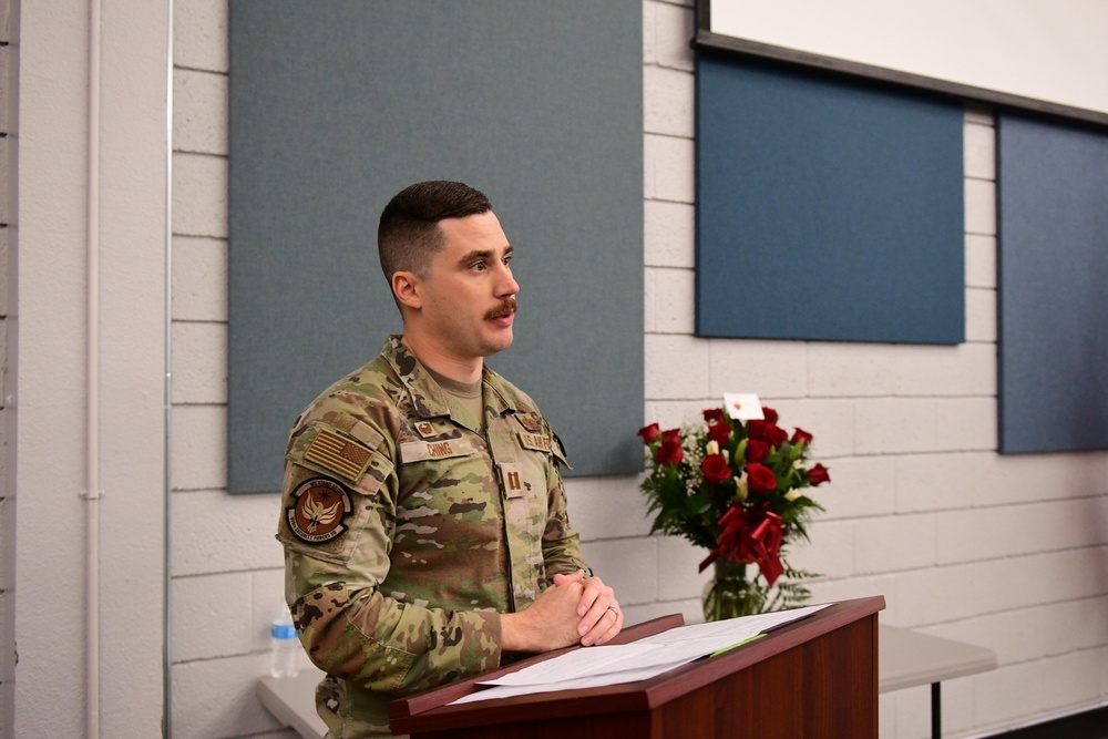 926th Security Forces Squadron Assumption of Command ceremony