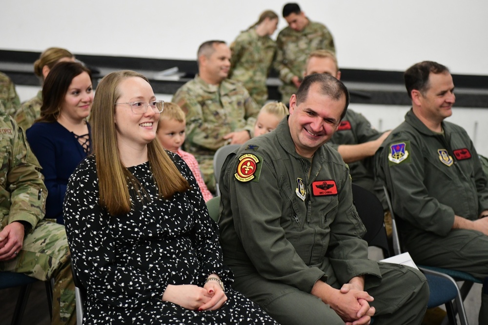 926th Security Forces Squadron Assumption of Command ceremony