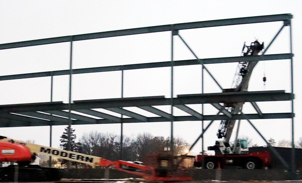 January 2023 construction operations of $11.96 million transient training brigade headquarters at Fort McCoy