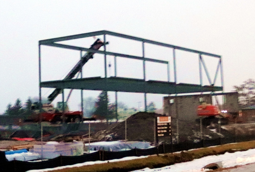 January 2023 construction operations of $11.96 million transient training brigade headquarters at Fort McCoy