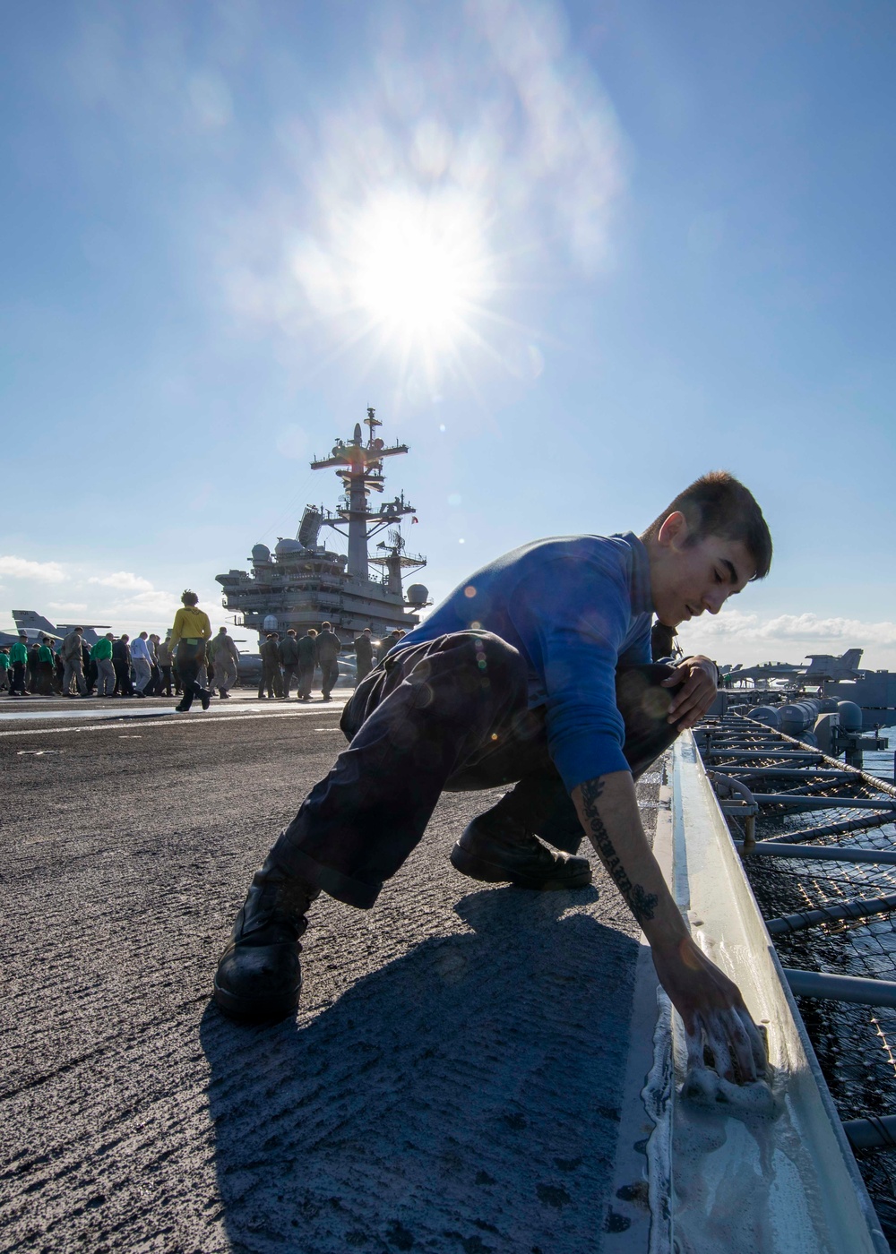 Daily Operations Aboard USS George H.W. Bush (CVN 77)