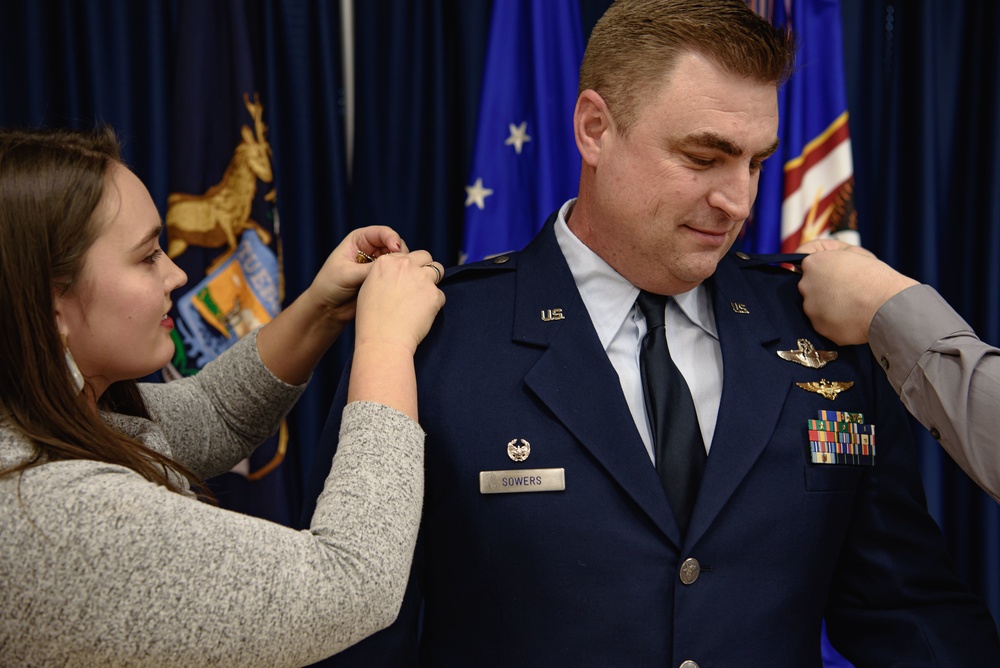 Col. David Sowers promotion ceremony